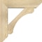 Ekena Millwork Legacy Slat Rough Sawn Bracket w/ Offset Brace, Douglas Fir, 6"W x 22"D x 22"H BKT0604X22X22LEC06RDF - alternate 2